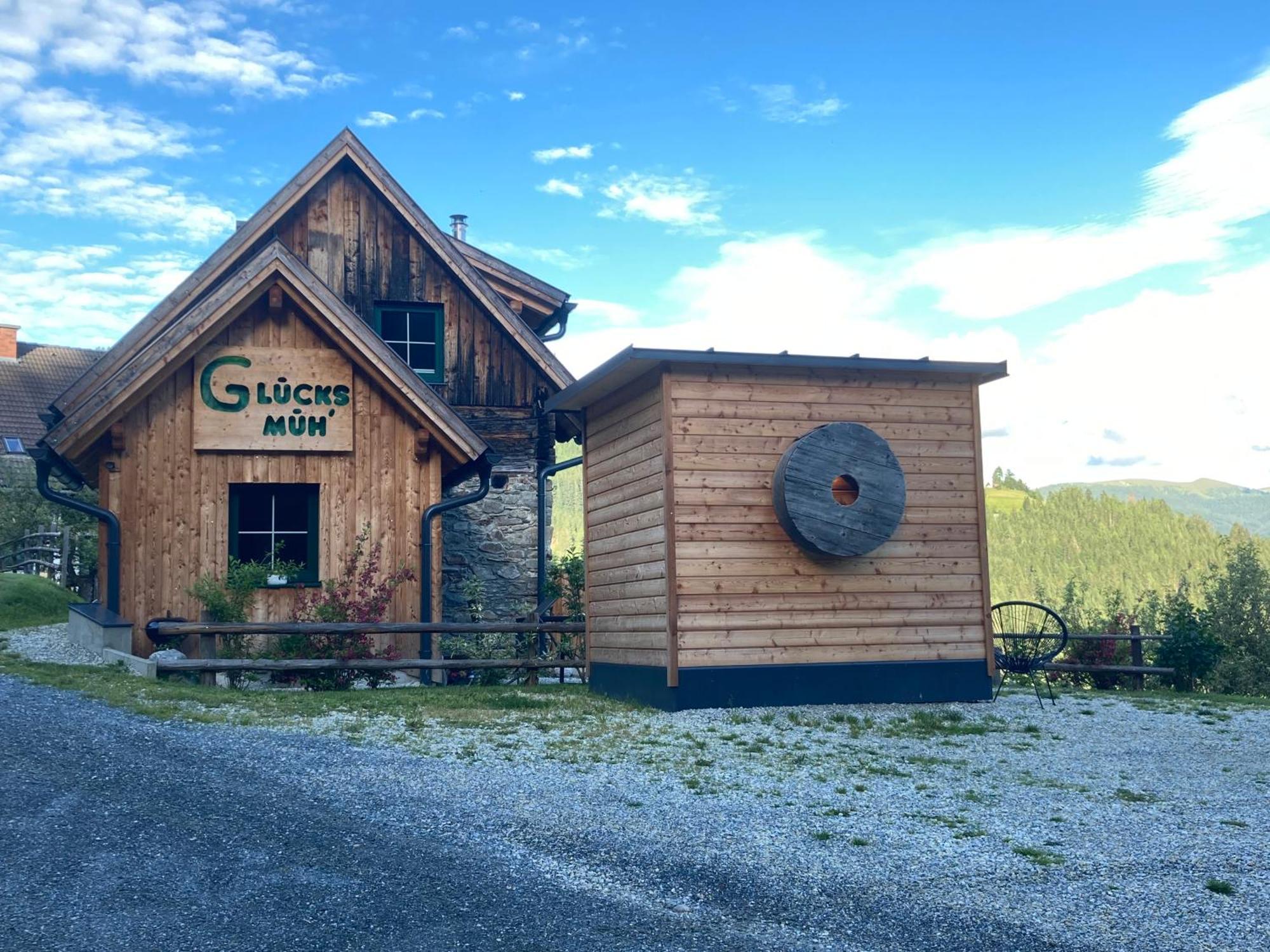 Glücksmüh- Ferienhaus in Alleinlage plus Bauernhoferlebnis Einach Exterior foto